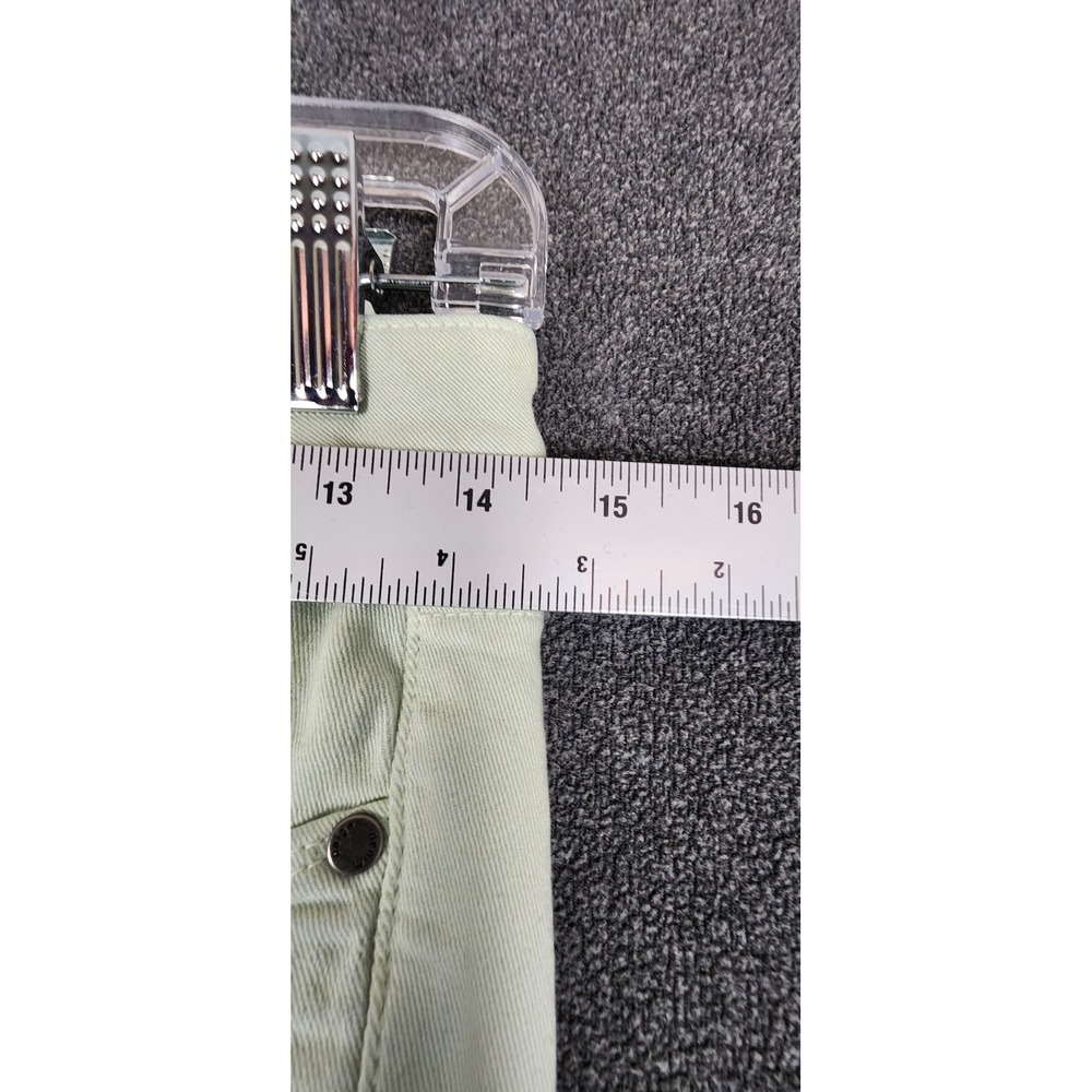 Paige Roxie Capri Womens Jeans Size 27 Pastel Green Denim Pants - Picture 3 of 11